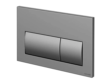 Клавиша смыва Cersanit PRESTO, хром матовая (BU-PRE/Cm) P-BU-PRE/Cm Клавиша смыва Cersanit PRESTO, хром матовая (BU-PRE/Cm) P-BU-PRE/Cm