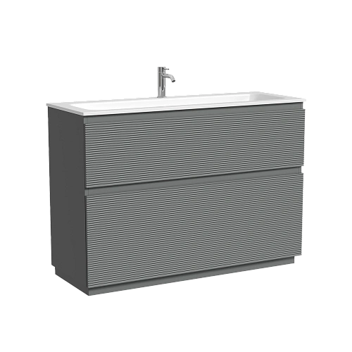 Тумба под раковину SANCOS Folk Floor FL120FES 1190х445х850 Ergraut soft, напольная Тумба под раковину SANCOS Folk Floor FL120FES 1190х445х850 Ergraut soft, напольная