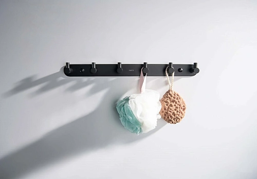 Крючок Aquatek ЕВРОПА AQ4124MB черный матовый Крючок Aquatek ЕВРОПА AQ4124MB черный матовый