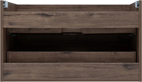 Тумба под раковину Aquanet Алвита New 90 2 ящика, дуб веллингтон табак 00334187 подвесная Тумба под раковину Aquanet Алвита New 90 2 ящика, дуб веллингтон табак 00334187 подвесная