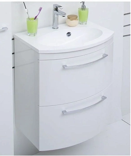 Тумба под раковину De Aqua Лонг 60 белый 167119 Тумба под раковину De Aqua Лонг 60 белый 167119