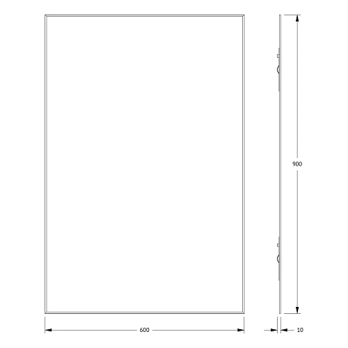 Зеркало Evoform Standard BY 0225 60х90 см с фацетом Зеркало Evoform Standard BY 0225 60х90 см с фацетом