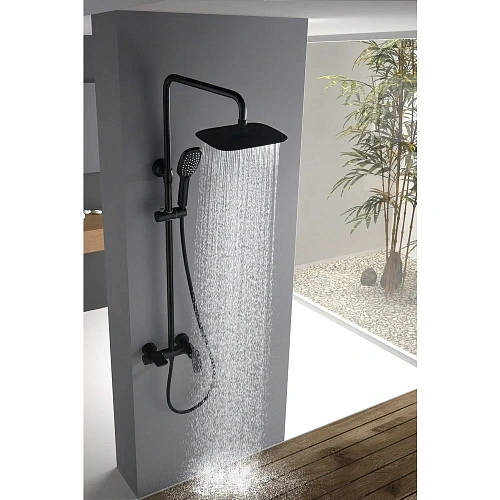 Душевая система Black&White UK8300В Matt Black 8300ВUK Душевая система Black&White UK8300В Matt Black 8300ВUK