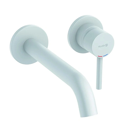 Смеситель для раковины Kludi BOZZ 382455376 белый матовый Смеситель для раковины Kludi BOZZ 382455376 белый матовый