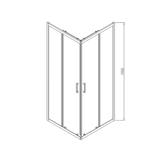 Душевой уголок Vincea Alpha VSS-3AL900CLG, 900x900, брашированное золото, стекло прозрачное Душевой уголок Vincea Alpha VSS-3AL900CLG, 900x900, брашированное золото, стекло прозрачное