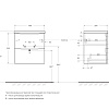 Тумба под раковину BelBagno MARINO-CER-MINI-500-2C-SO-BO-P подвесная Тумба под раковину BelBagno MARINO-CER-MINI-500-2C-SO-BO-P подвесная