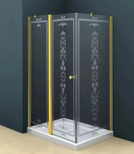 Боковая стенка CEZARES ROYAL PALACE-A-100-FIX-CP-G Боковая стенка CEZARES ROYAL PALACE-A-100-FIX-CP-G