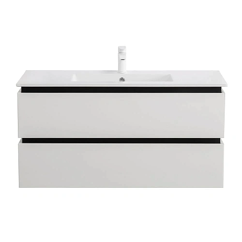 Тумба под раковину CEZARES PLANE-1000-2C-SO-BL Bianco Lucido 1200x460 подвесная Тумба под раковину CEZARES PLANE-1000-2C-SO-BL Bianco Lucido 1200x460 подвесная