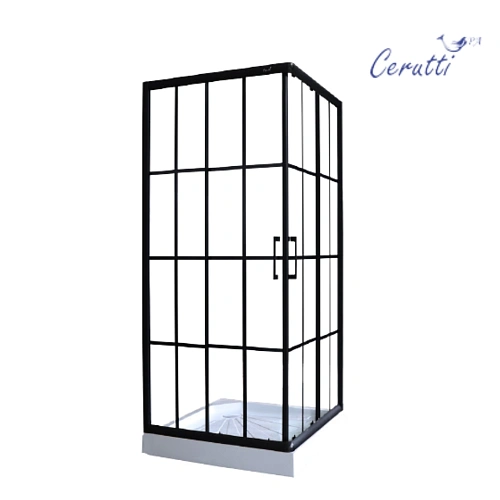 Душевой уголок Ceruttispa MUZA90 без поддона 90x90x195 Душевой уголок Ceruttispa MUZA90 без поддона 90x90x195