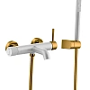 Смеситель для ванны Boheme Uno 463-WG White Gold Смеситель для ванны Boheme Uno 463-WG White Gold