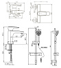 Комплект смесителей Paini PARALLEL 47CRKIT3