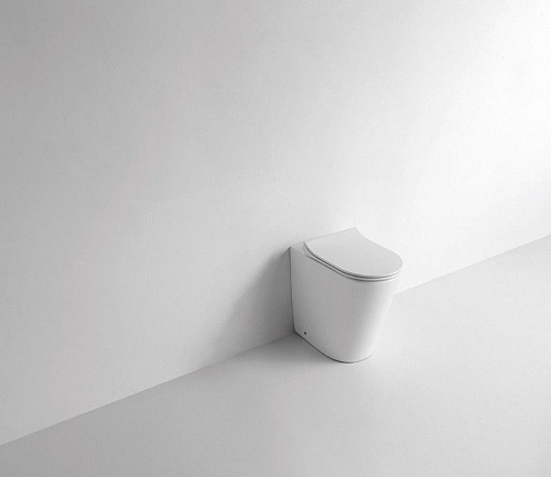 Унитаз приставной CeramaLux 3178 белый с крышкой микролифт Унитаз приставной CeramaLux 3178 белый с крышкой микролифт