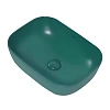 Раковина ABBER Rechteck AC2200MBG накладная, темно-зеленая матовая Раковина ABBER Rechteck AC2200MBG накладная, темно-зеленая матовая