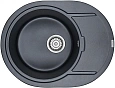 Кухонная мойка Paulmark OVAL, PM316502-BLM, черный металлик, 650х500 мм Кухонная мойка Paulmark OVAL, PM316502-BLM, черный металлик, 650х500 мм