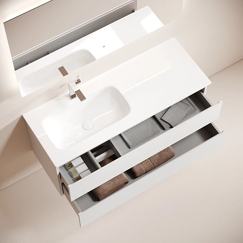 Тумба под раковину SANCOS Folk FL120LW левая 1195х445х500 Bianco подвесная Тумба под раковину SANCOS Folk FL120LW левая 1195х445х500 Bianco подвесная