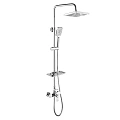 Душевая система Rossinka RS50-45 термостатическая с регулируемой высотой штанги Душевая система Rossinka RS50-45 термостатическая с регулируемой высотой штанги