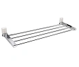 Полка WasserKRAFT Leine K-5011WHITE для полотенец белый/хром Полка WasserKRAFT Leine K-5011WHITE для полотенец белый/хром