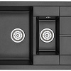 Кухонная мойка Granula 7802, ШВАРЦ (чёрный металлик), кварц 775х495 Кухонная мойка Granula 7802, ШВАРЦ (чёрный металлик), кварц 775х495