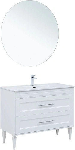 Тумба под раковину Aquanet Бостон New 100 00306369 белый сатин Тумба под раковину Aquanet Бостон New 100 00306369 белый сатин