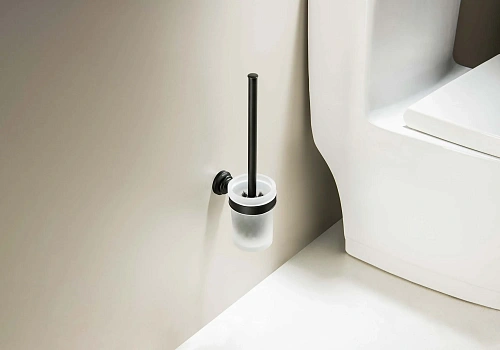 Ершик для унитаза Aquatek КЛАССИК AQ4510MB черный матовый Ершик для унитаза Aquatek КЛАССИК AQ4510MB черный матовый