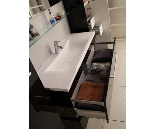 Тумба под раковину Aquaton Мадрид 120 M 1 ящик белый 1A168701MA010 Тумба под раковину Aquaton Мадрид 120 M 1 ящик белый 1A168701MA010