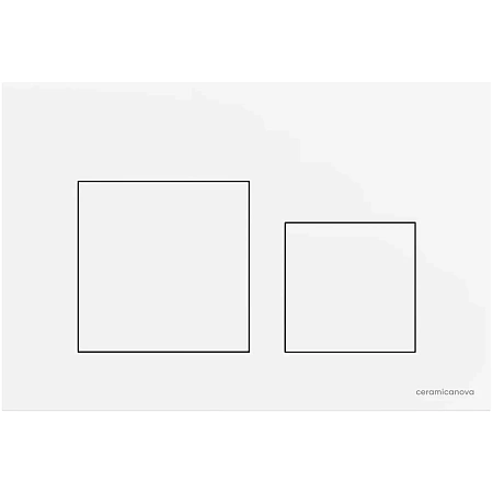 Клавиша смыва Ceramica Nova Balance Square CN12-002W белый глянцевый Клавиша смыва Ceramica Nova Balance Square CN12-002W белый глянцевый