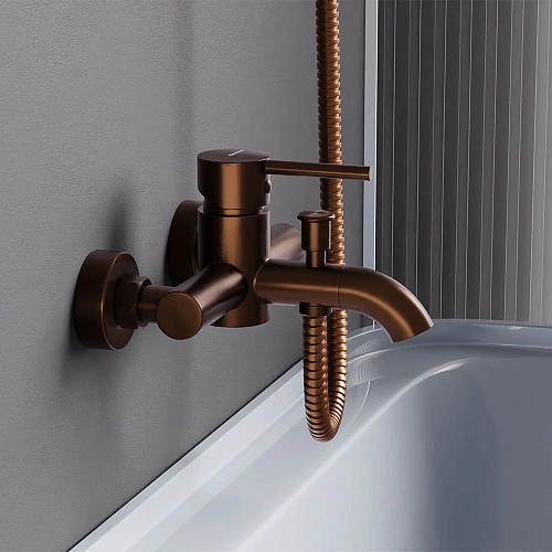 Смеситель для ванны Damixa Scandinavian Pure 361000500 розовое золото Смеситель для ванны Damixa Scandinavian Pure 361000500 розовое золото