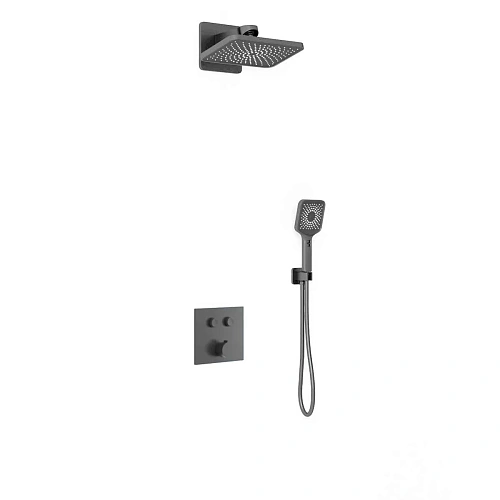 Душевая система Vincea Inspire VSFW-421I4GM встраиваемый, вороненая сталь Душевая система Vincea Inspire VSFW-421I4GM встраиваемый, вороненая сталь