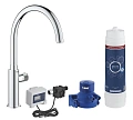 Кран GROHE Blue Pure Mono, стартовый комплект, хром, (30388000) Кран GROHE Blue Pure Mono, стартовый комплект, хром, (30388000)