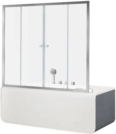 Шторка на ванну Aquanet Alfa 5 NAA6142 150, прозрачное стекло Шторка на ванну Aquanet Alfa 5 NAA6142 150, прозрачное стекло