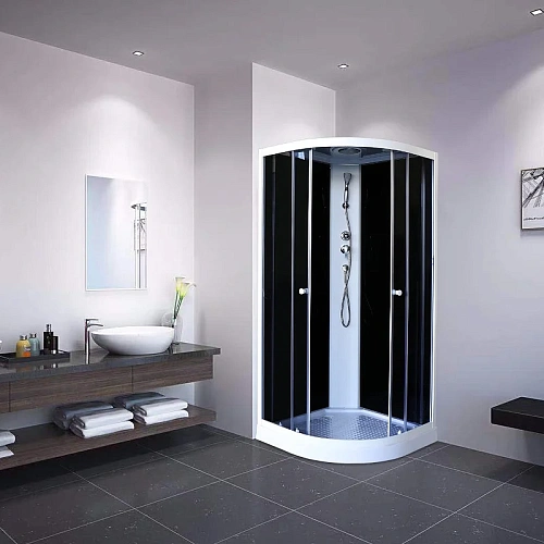 Душевая кабина Parly EC1031 1000x1000 профиль белый, стекло тонированное Душевая кабина Parly EC1031 1000x1000 профиль белый, стекло тонированное