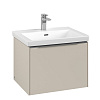 Картинка анонса товара «тумба под раковину villeroy &amp; boch subway 3.0 cashmere grey / cashmere grey c57700vn»