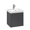 Картинка анонса товара «тумба под раковину villeroy &amp; boch subway 3.0 graphite / graphite c58200vr»