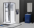 Детальная картинка товара «душевая кабина esbano muse (eskm90qdl) esm-quadro-90 left 90x90x215»
