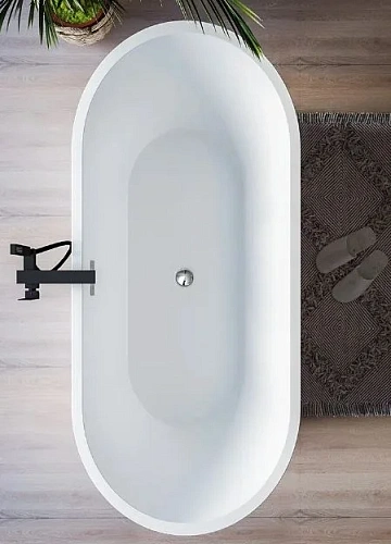 Ванна отдельностоящая Ceruttispa RESIA160 CT10866 1600x750x560 акриловая Ванна отдельностоящая Ceruttispa RESIA160 CT10866 1600x750x560 акриловая