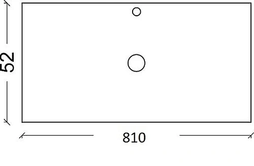 Столешница Armadi Art 853-080-DB стекло 80см прямая DARK BROWN Столешница Armadi Art 853-080-DB стекло 80см прямая DARK BROWN