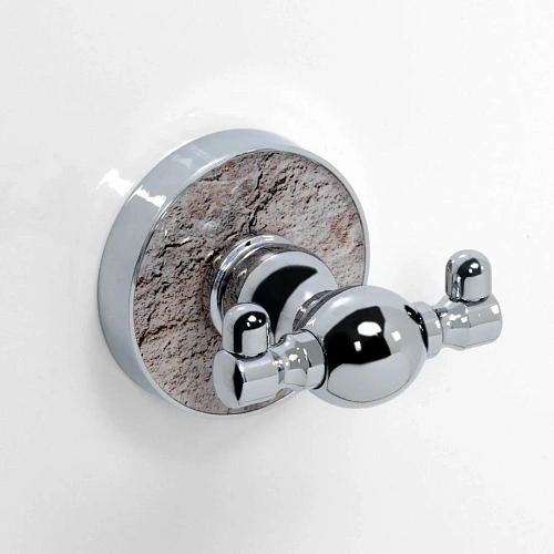 Крючок WasserKRAFT Nau K-7723D двойной хром Крючок WasserKRAFT Nau K-7723D двойной хром