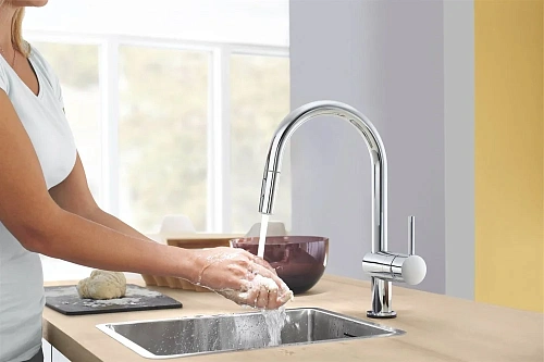 Смеситель для кухни GROHE Minta Touch сенсорный, хром (31358002) Смеситель для кухни GROHE Minta Touch сенсорный, хром (31358002)