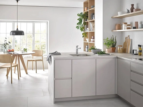 Смеситель для кухни GROHE Eurosmart 2021, средний излив, хром (30463000) Смеситель для кухни GROHE Eurosmart 2021, средний излив, хром (30463000)