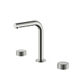 Детальная картинка товара «смеситель для раковины boheme stick 152-nb.4 spirale на 3 отверстия nickel brush»