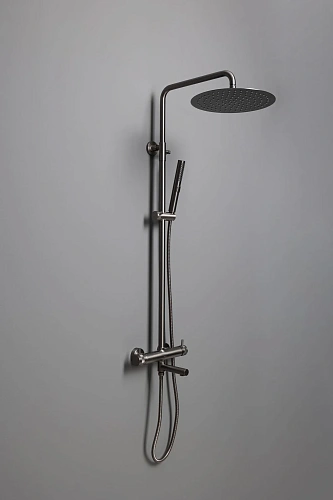 Душевая система Allen Brau Priority 5.31A10-MG графит браш Душевая система Allen Brau Priority 5.31A10-MG графит браш