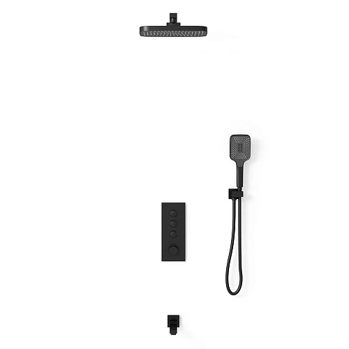 Душевая система Vincea VSFW-433T1MB встраиваемая, термостатический, 3 режима, черный Душевая система Vincea VSFW-433T1MB встраиваемая, термостатический, 3 режима, черный