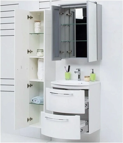 Тумба под раковину De Aqua Лонг 60 белый 167119 Тумба под раковину De Aqua Лонг 60 белый 167119