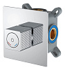 Смеситель для душа Boheme QUAD 154-5-CR встравиваемый Chrome