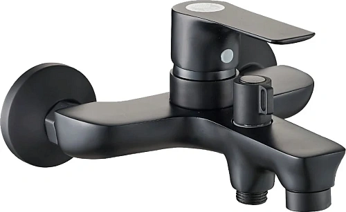 Смеситель для ванны STWORKI Берген BER-02b черный 569131 Смеситель для ванны STWORKI Берген BER-02b черный 569131