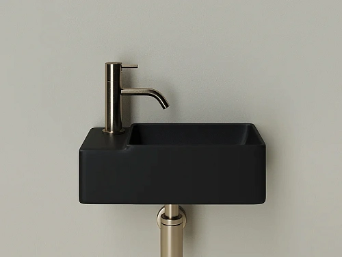 Раковина Ceramica Nova ELEMENT CN5046MB черный матовый подвесная Раковина Ceramica Nova ELEMENT CN5046MB черный матовый подвесная