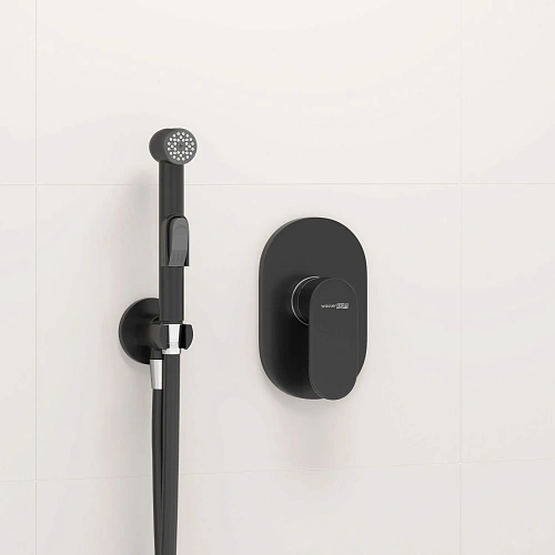 Душевая система WasserKRAFT A117451 со шлангом 150 см черный Душевая система WasserKRAFT A117451 со шлангом 150 см черный