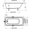 Картинка анонса товара «акриловая ванна ravak chrome 170x75 c741000000»