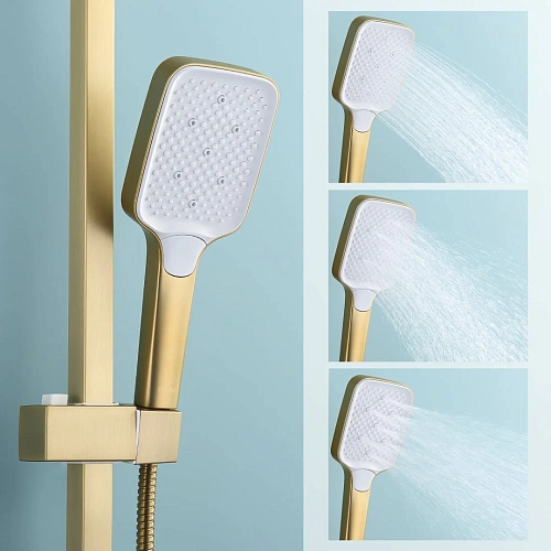 Душевая система Raglo R02.24.03, золотой сатин Душевая система Raglo R02.24.03, золотой сатин