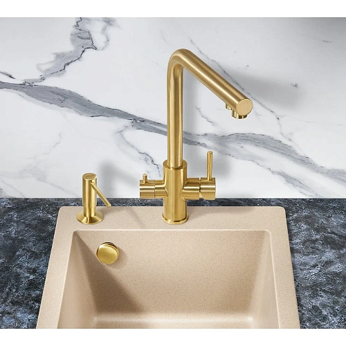 Смеситель для кухни Milacio Ultra ( MCU.553.GD ) золото Смеситель для кухни Milacio Ultra ( MCU.553.GD ) золото